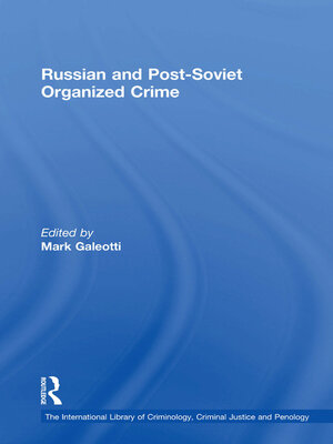 cover image of Russian and Post-Soviet Organized Crime